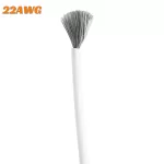 Dây Điện Silicon Mềm Màu Trắng 22AWG